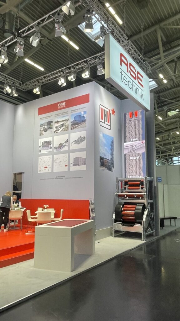 Messeauftritt mit VHV, Bauma 2022